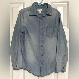 Button down jean shirt- can be dressed up or down- dressy/casual